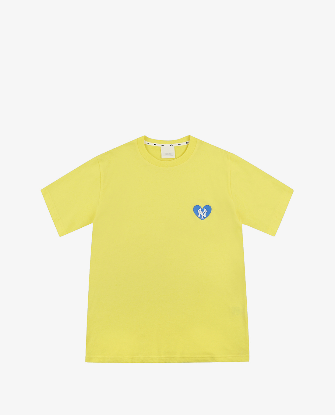 MLB - Áo thun lồng ghép họa tiết trái tim Heart New York