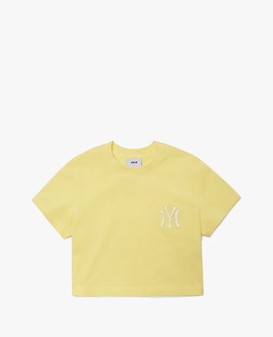  MLB - Áo thun nữ phom croptop ngắn tay WMS Basic 