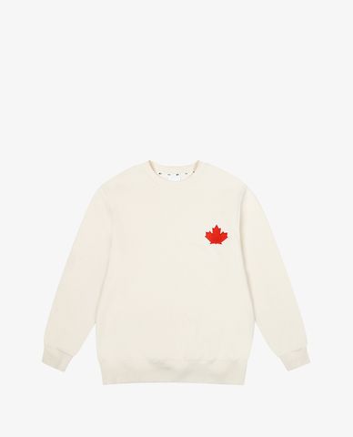  MLB - Áo sweatshirt tay dài cổ tròn Fleece 