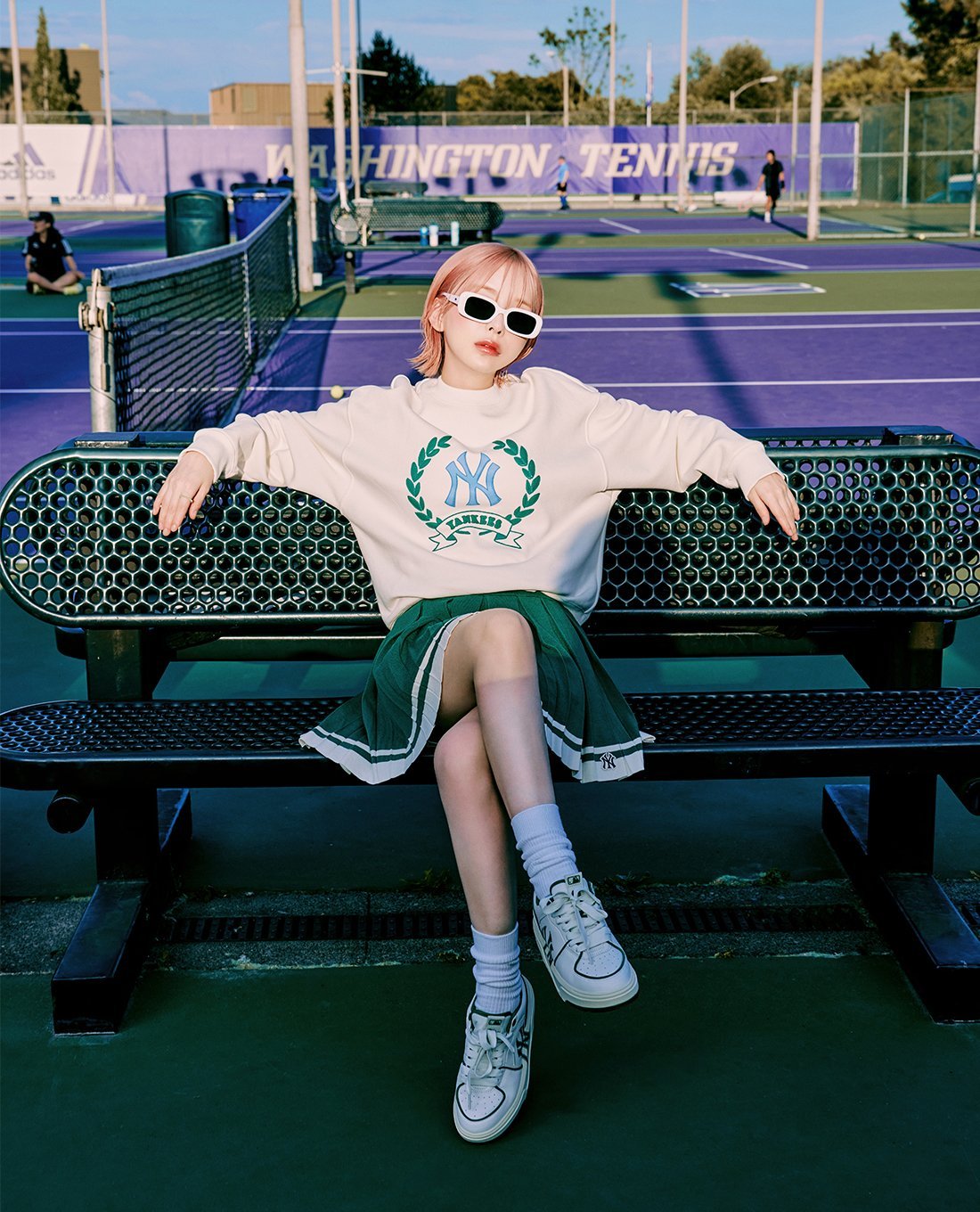 MLB - Giày sneakers unisex cổ thấp Chunky Liner