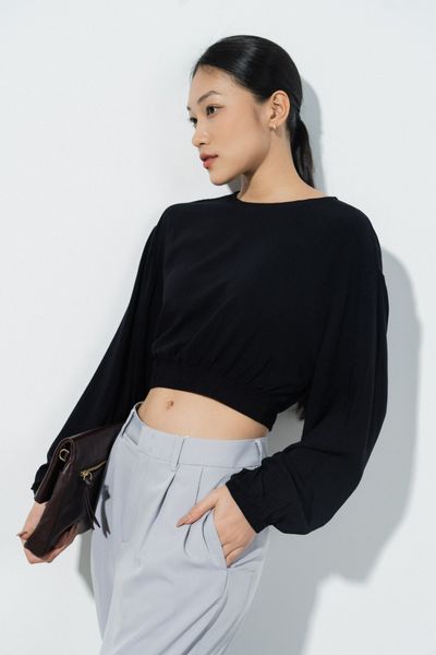  Áo nữ bo gấu tay bồng 