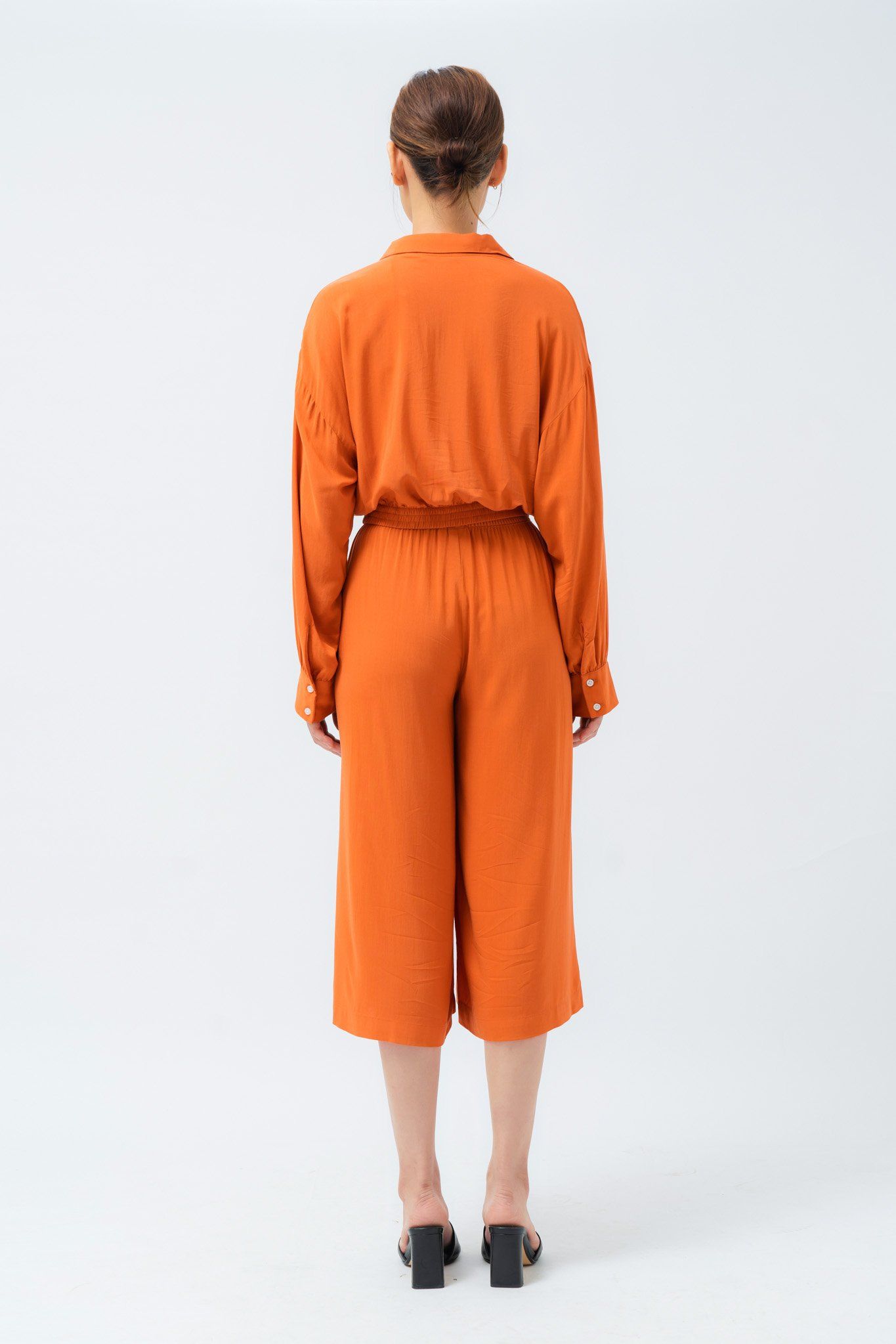  Quần culotte nữ cạp chun 