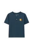  Áo t shirt bé trai có nẹp hình in 