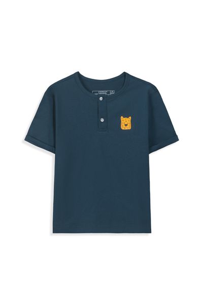  Áo t shirt bé trai có nẹp hình in 