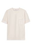  Áo Tshirt túi ngực phối vải Taffeta dáng Relax 