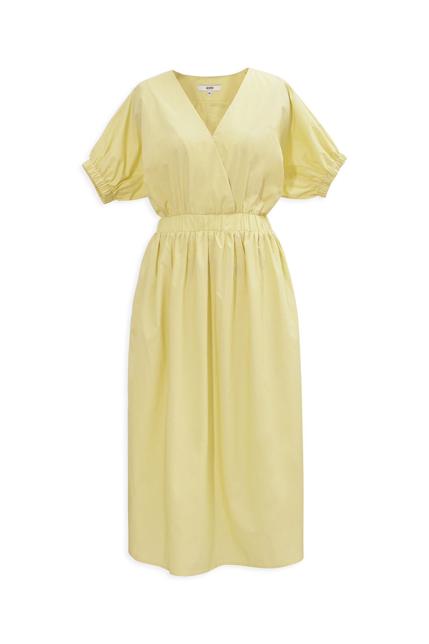  Đầm nữ cổ V vải poplin 