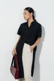  Quần suông nữ xẻ gấu 
