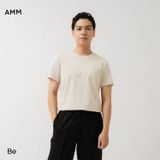  Áo phông nam cổ tròn vải cotton hữu cơ 