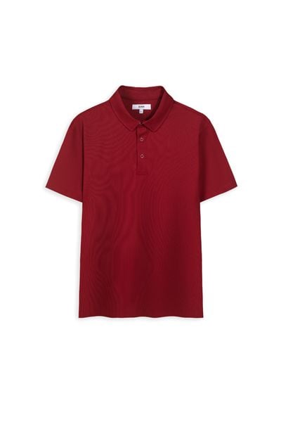  Áo Polo nam vải Rib dáng regular 