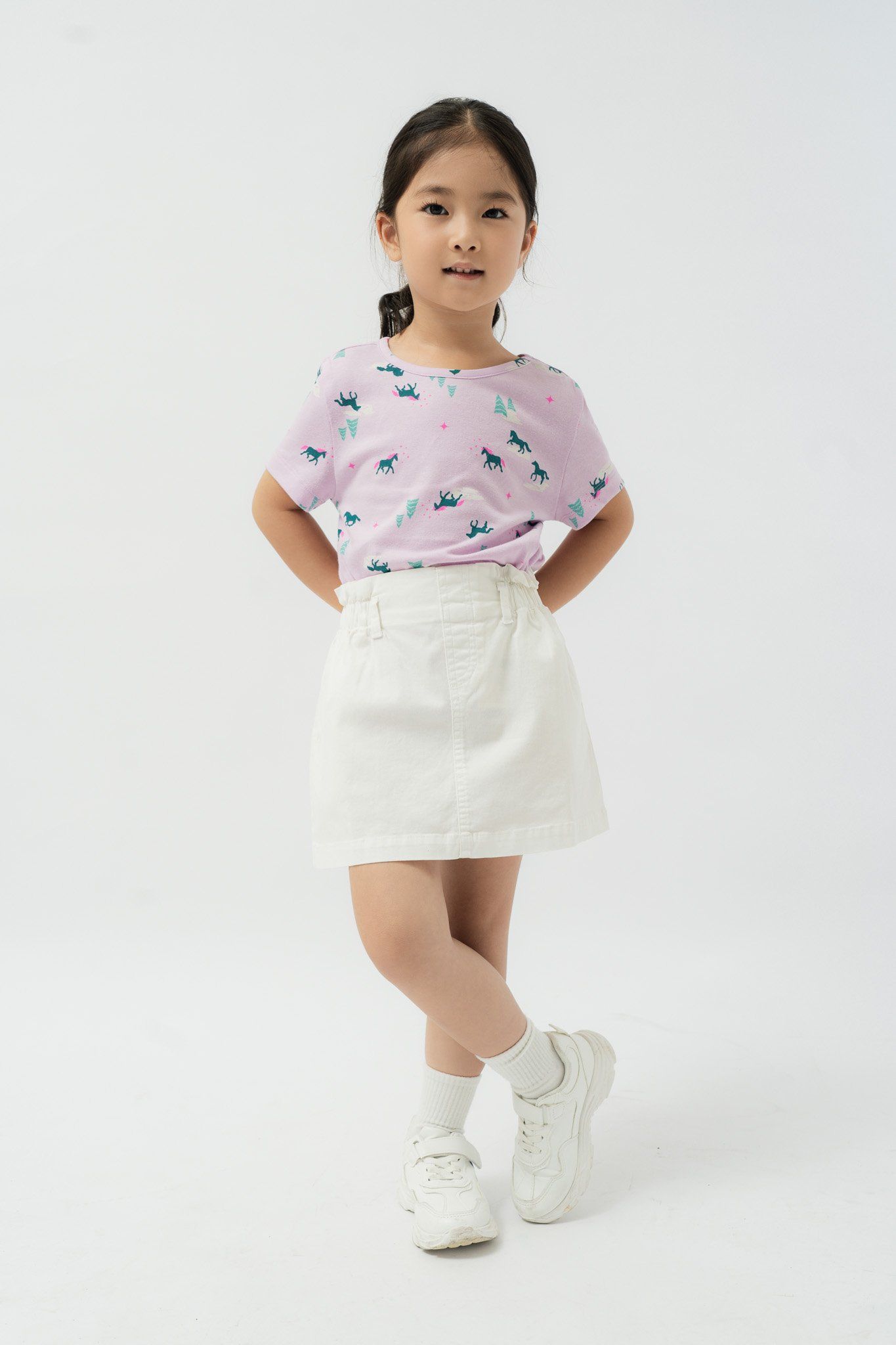  Quần short bé gái mặc nhà 