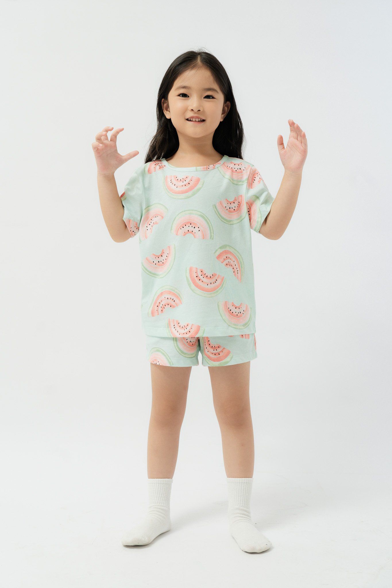  Quần short bé gái mặc nhà 