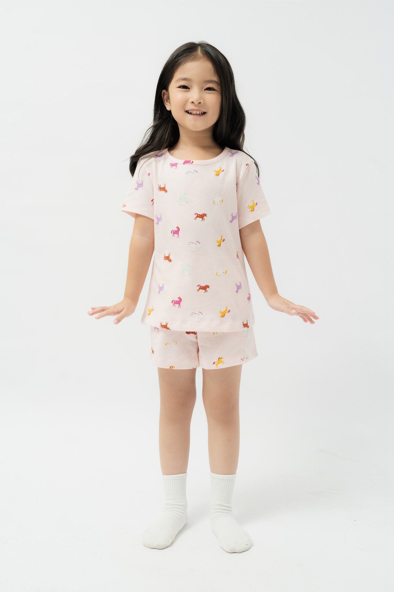  Quần short bé gái mặc nhà 