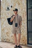  Quần shorts nam vải Ottoman 