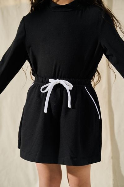  Chân váy bé gái dáng chữ A vải nỉ da cá 