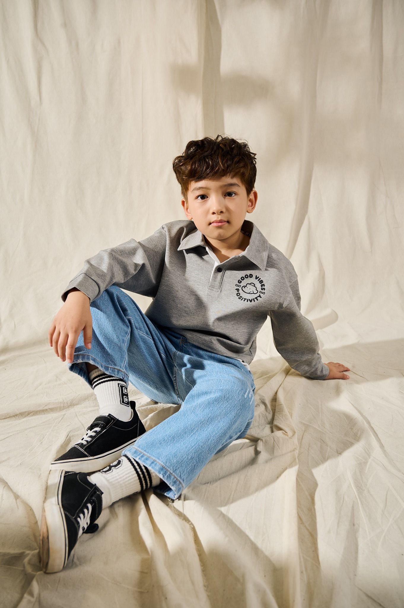  Quần Jeans bé trai dáng Baggy 