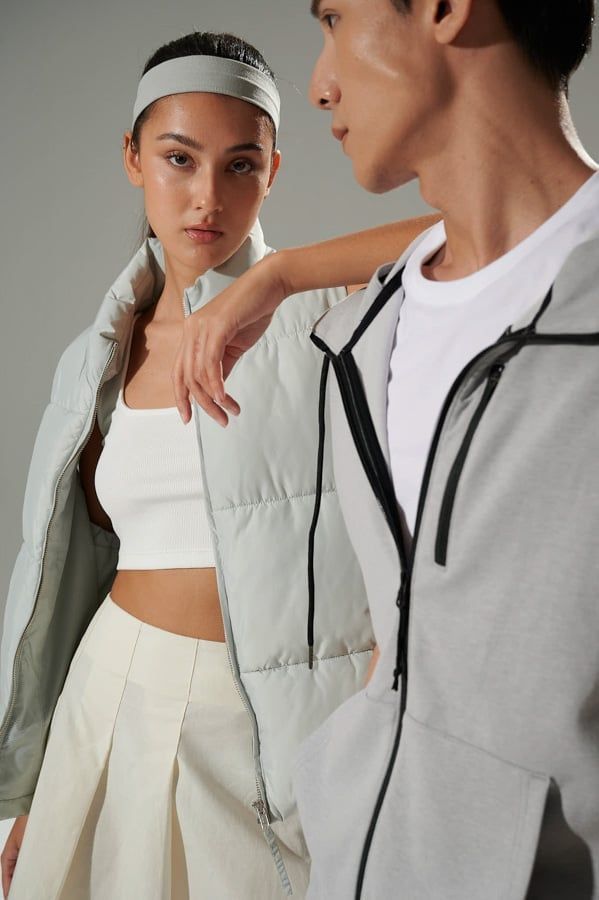  Áo hoodie thể thao nam kéo khóa 
