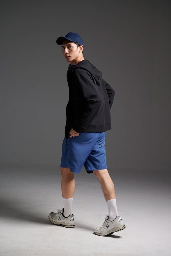  Áo hoodie thể thao nam kéo khóa 