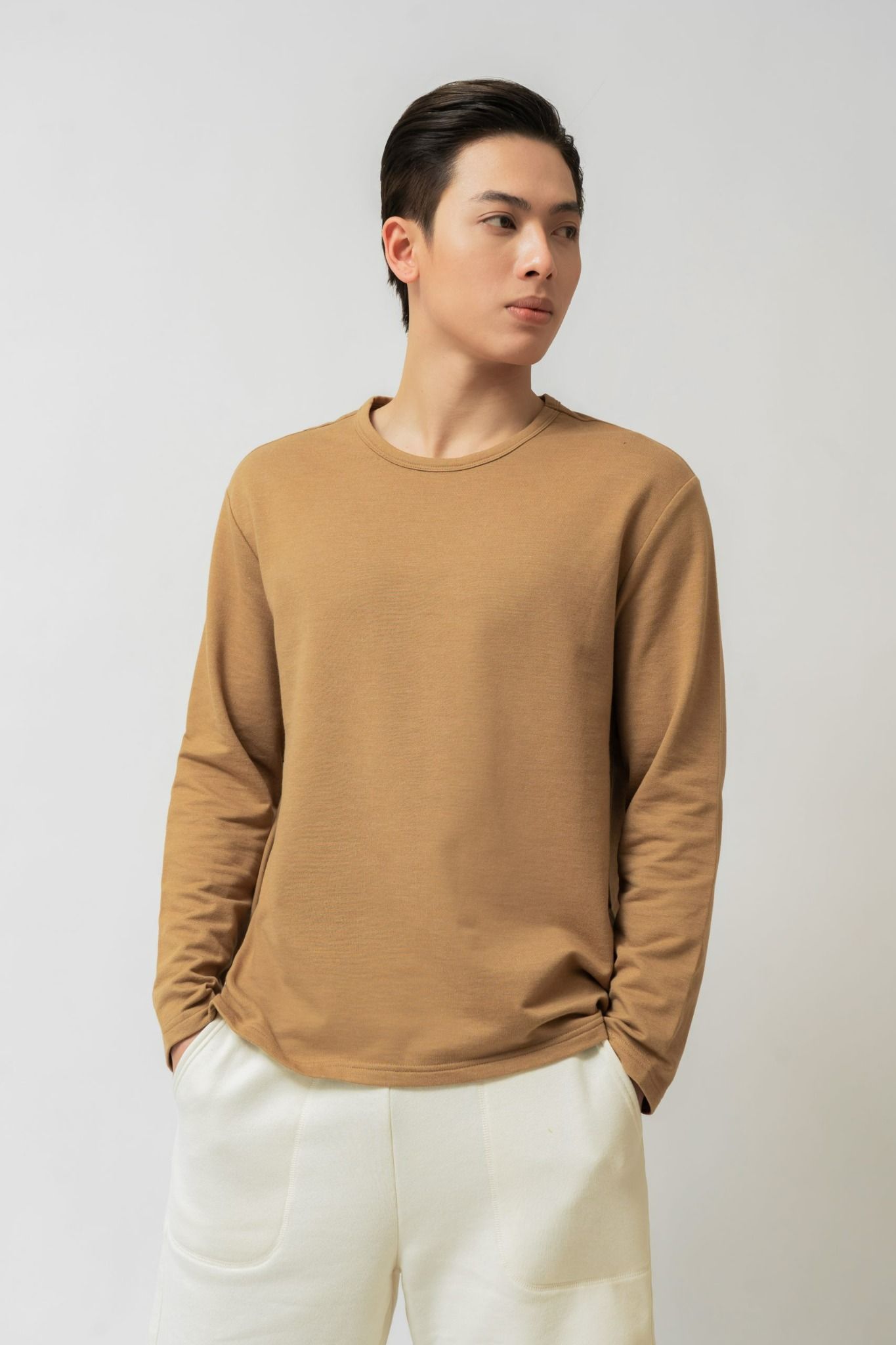  Áo phông dài tay unisex mặc nhà 