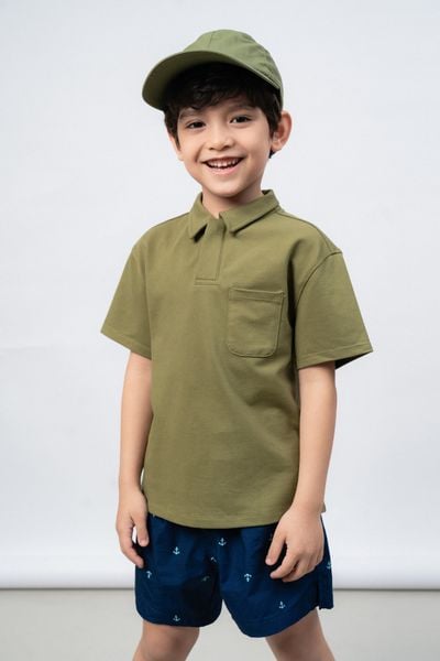  Áo Polo bé trai ngắn tay 