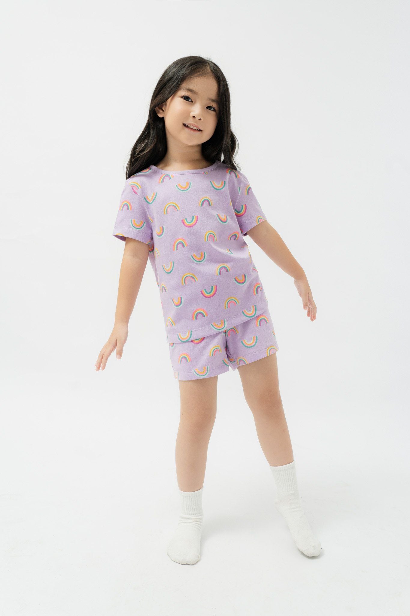  Quần short bé gái mặc nhà 