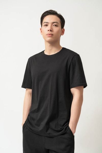  Áo T-shirt nam sợi bông tái chế 