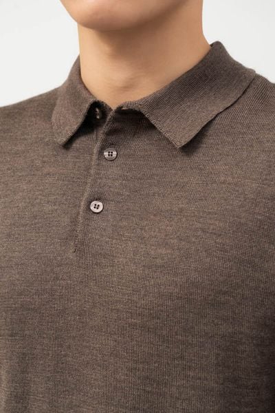  Áo len polo nam lông cừu 