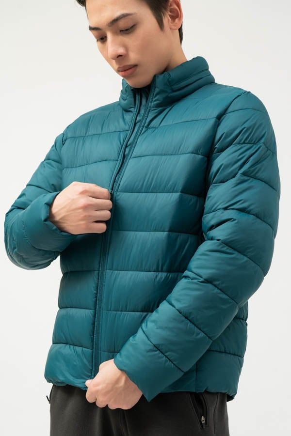  Áo khoác nam chần bông mũ ẩn 