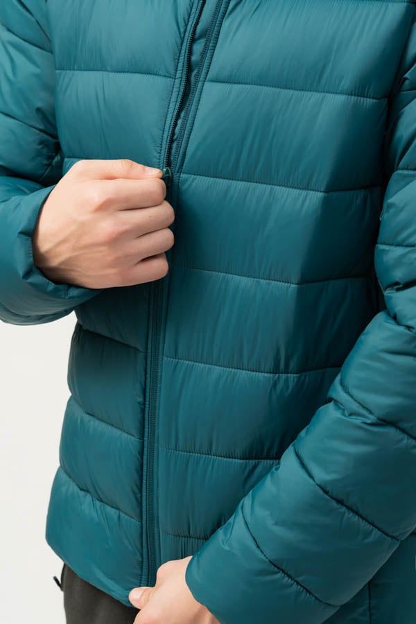  Áo khoác nam chần bông mũ ẩn 