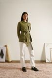  Áo khoác nữ vải khaki túi hộp 