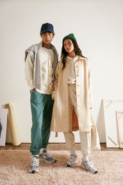  Áo trench coat nữ dáng rộng 