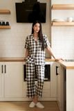  Áo pyjama túi ngực 