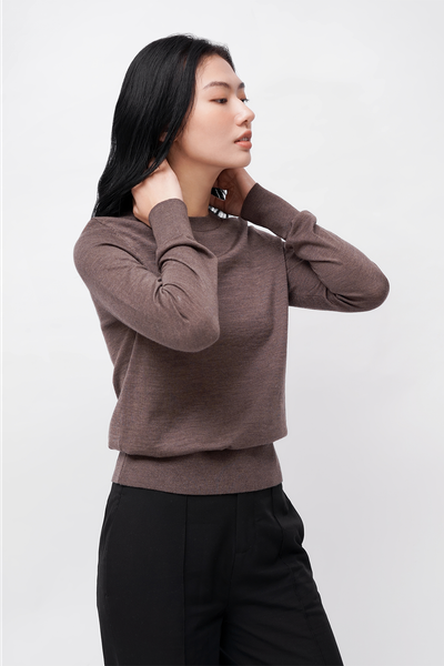 Áo len chui đầu nữ lông cừu 