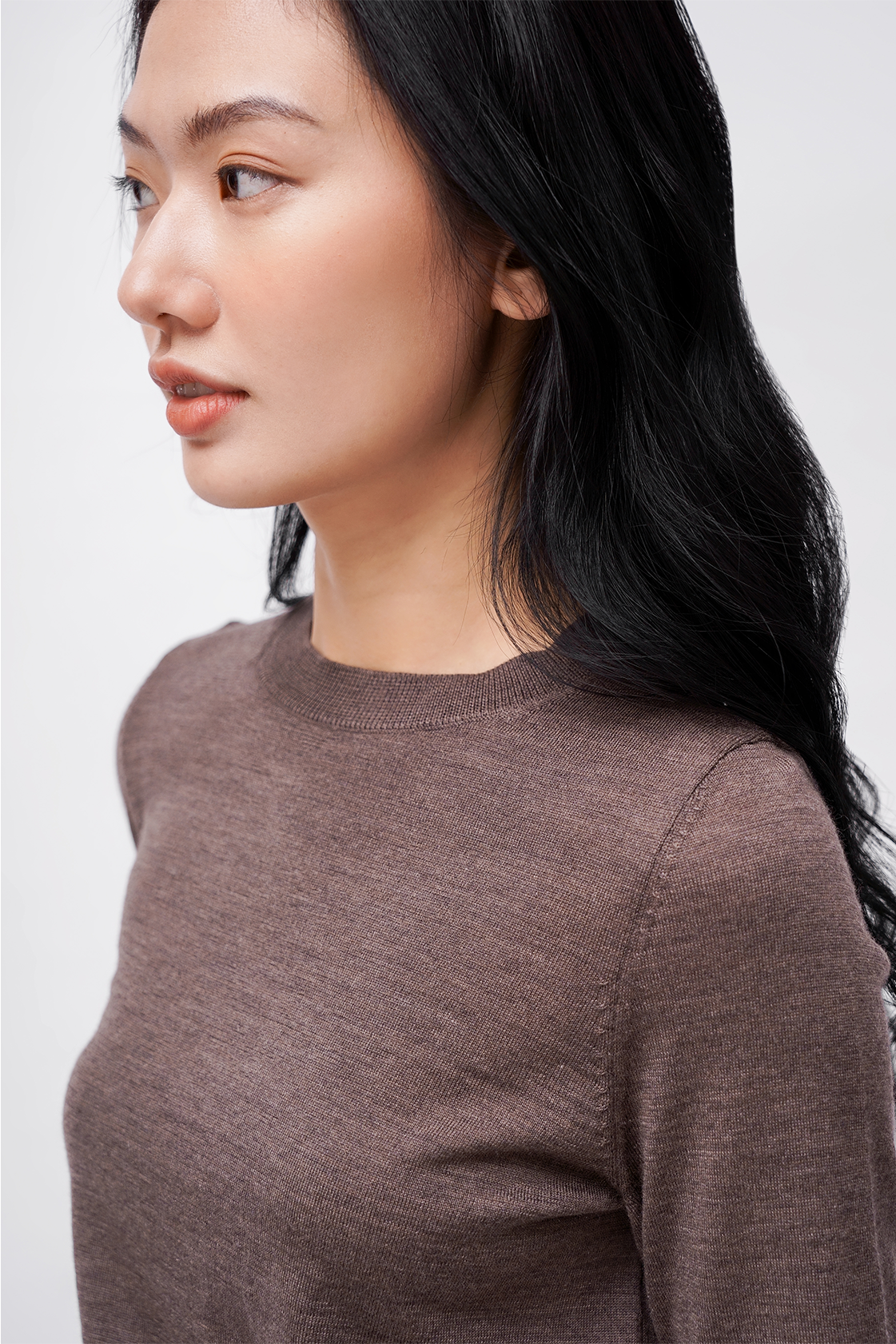  Áo len chui đầu nữ lông cừu 