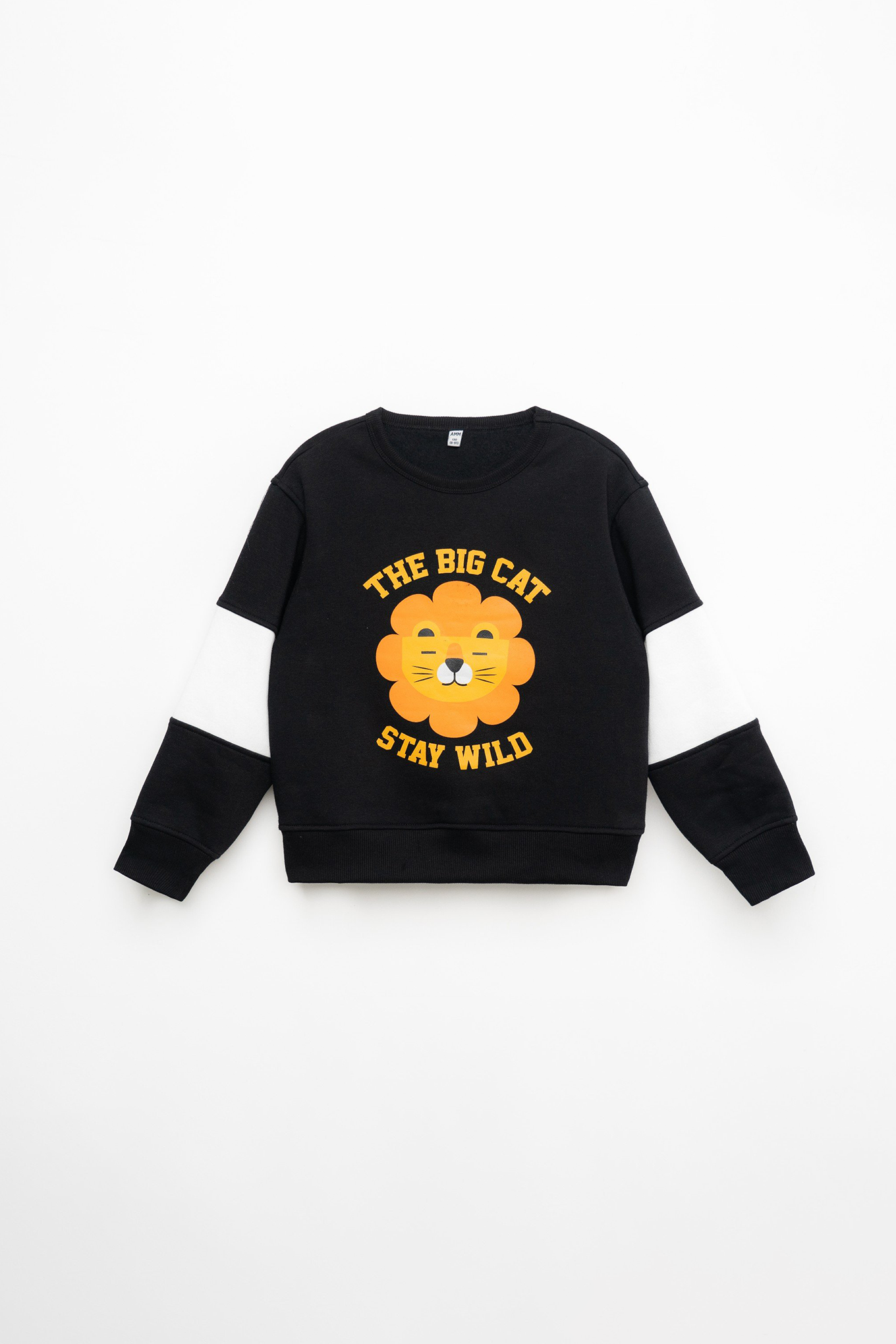  Áo nỉ chui đầu unisex trẻ em phối tay in hình động vật 