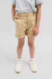  Quần shorts bé trai khaki cạp chun 