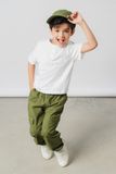  Quần jogger trẻ em túi hộp vải twill 