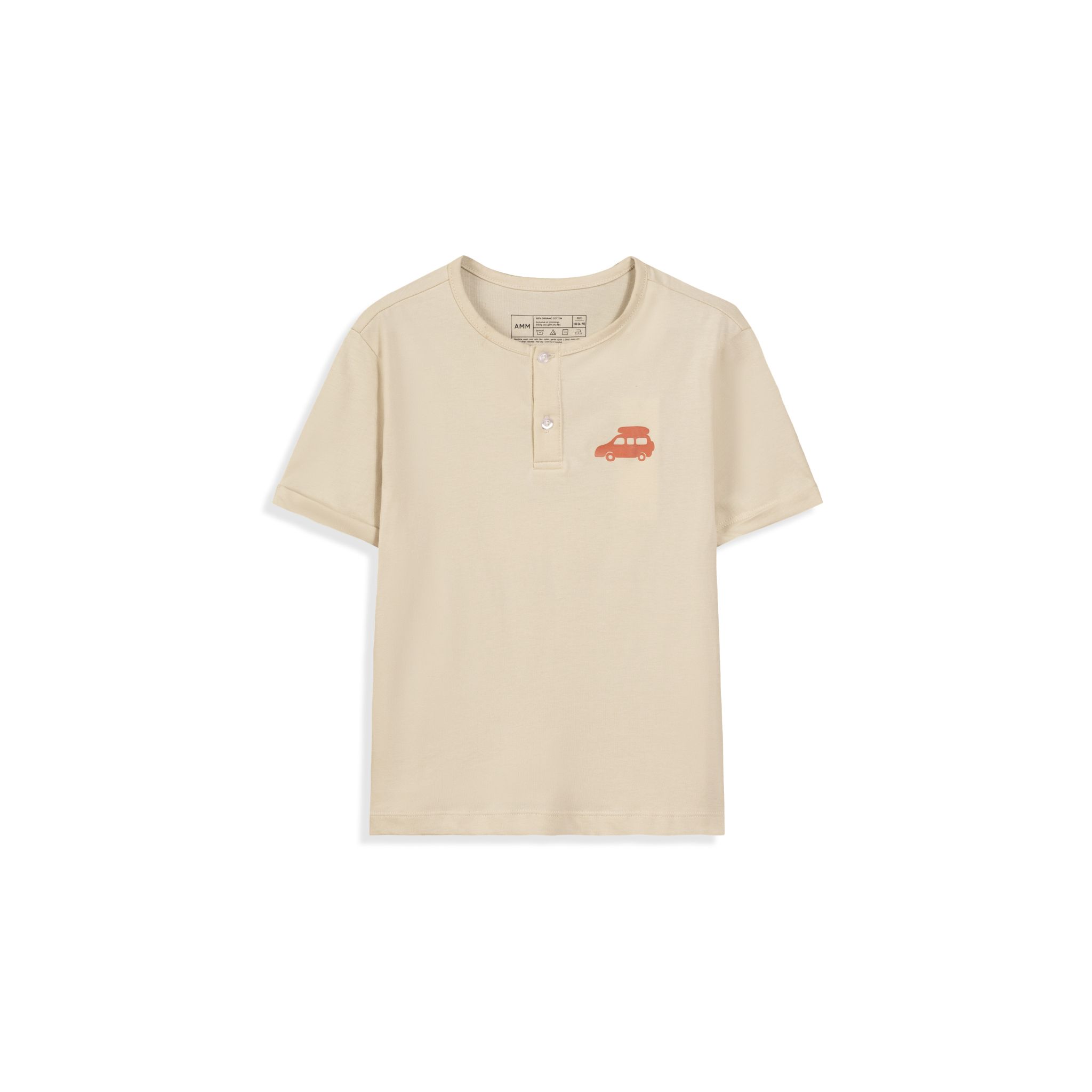  Áo t shirt bé trai có nẹp hình in 