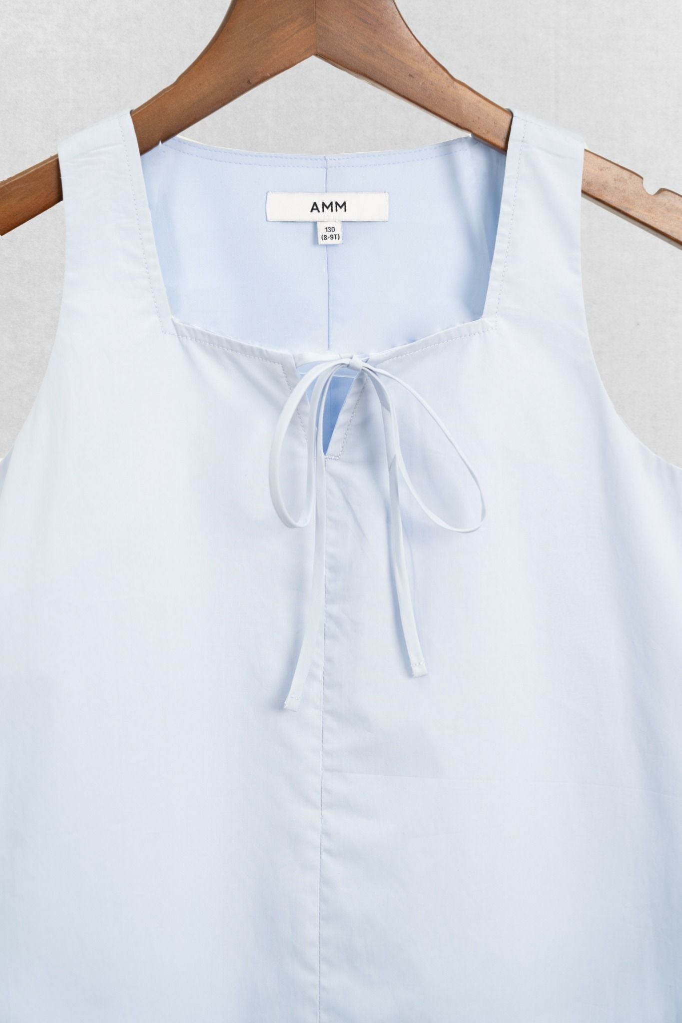  Váy hai dây Midi Bé Gái chi tiết nơ nhỏ vải Poplin 