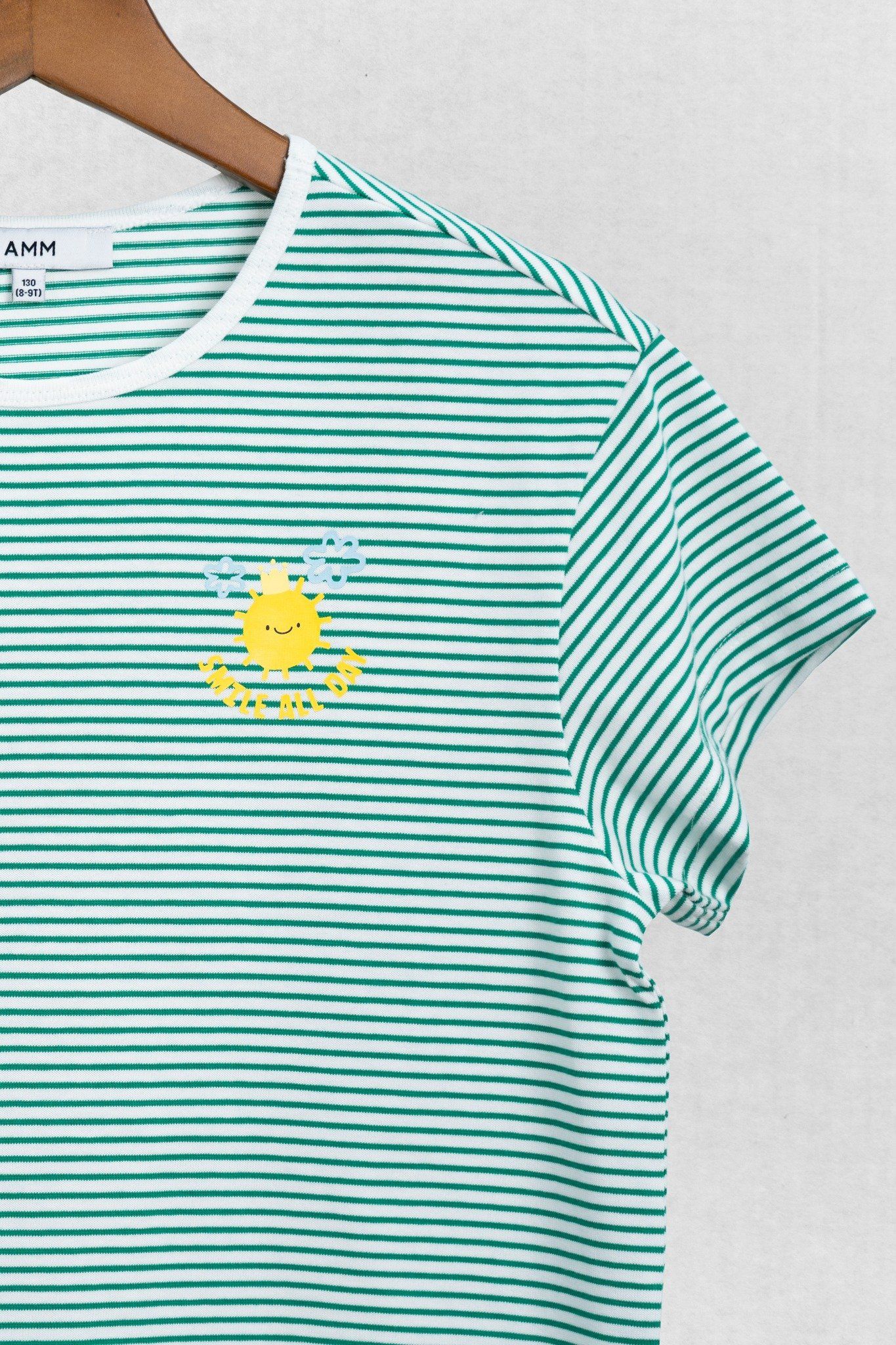  Bộ quần áo Unisex Kids vải single họa tiết kẻ 