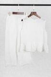  Bộ quần áo Bé Gái vải Linen dáng Regular 