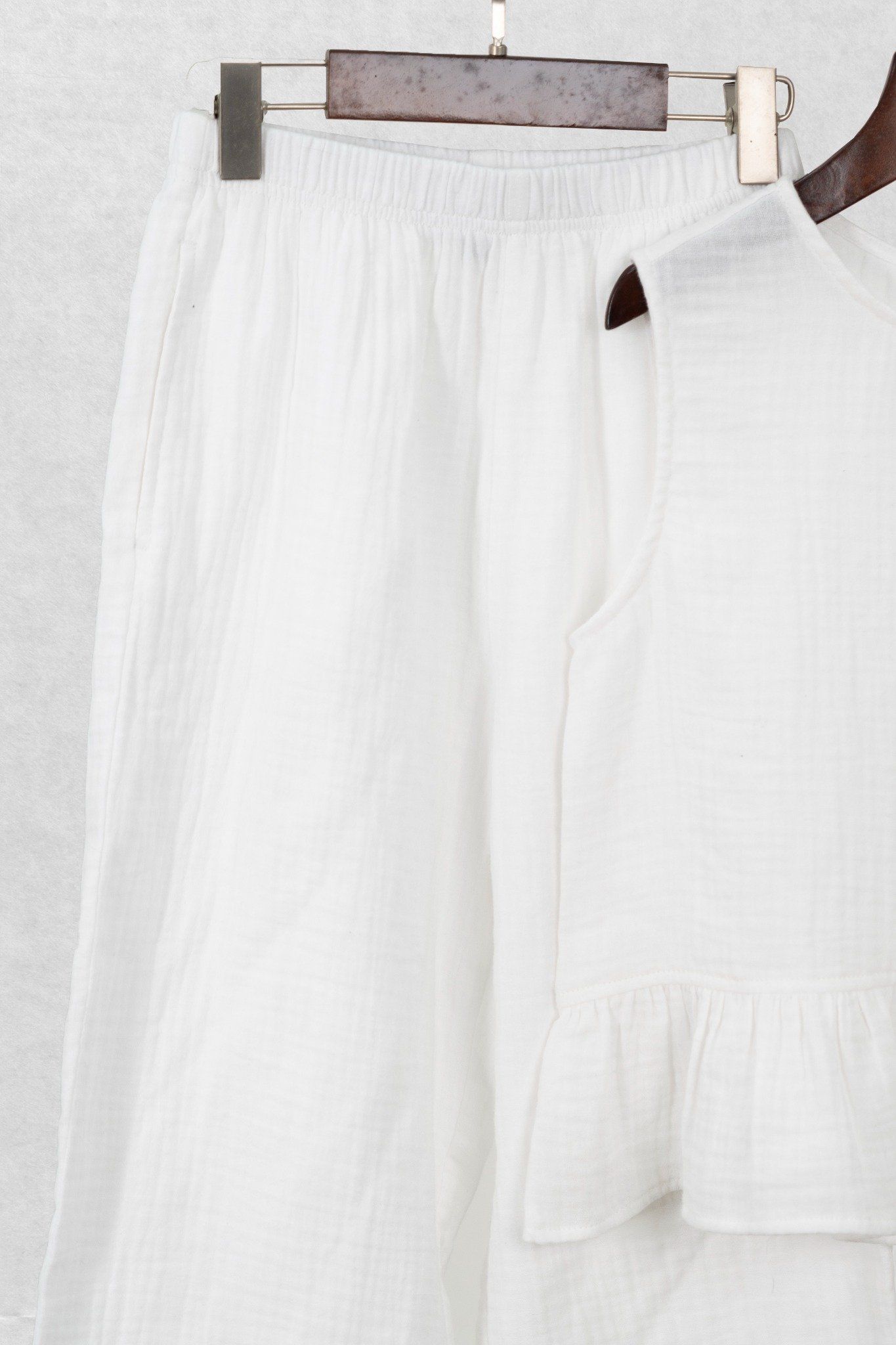  Bộ quần áo Bé Gái vải Linen dáng Regular 