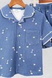  Bộ Pyjama Unisex Kid in pattern vải Muslin 