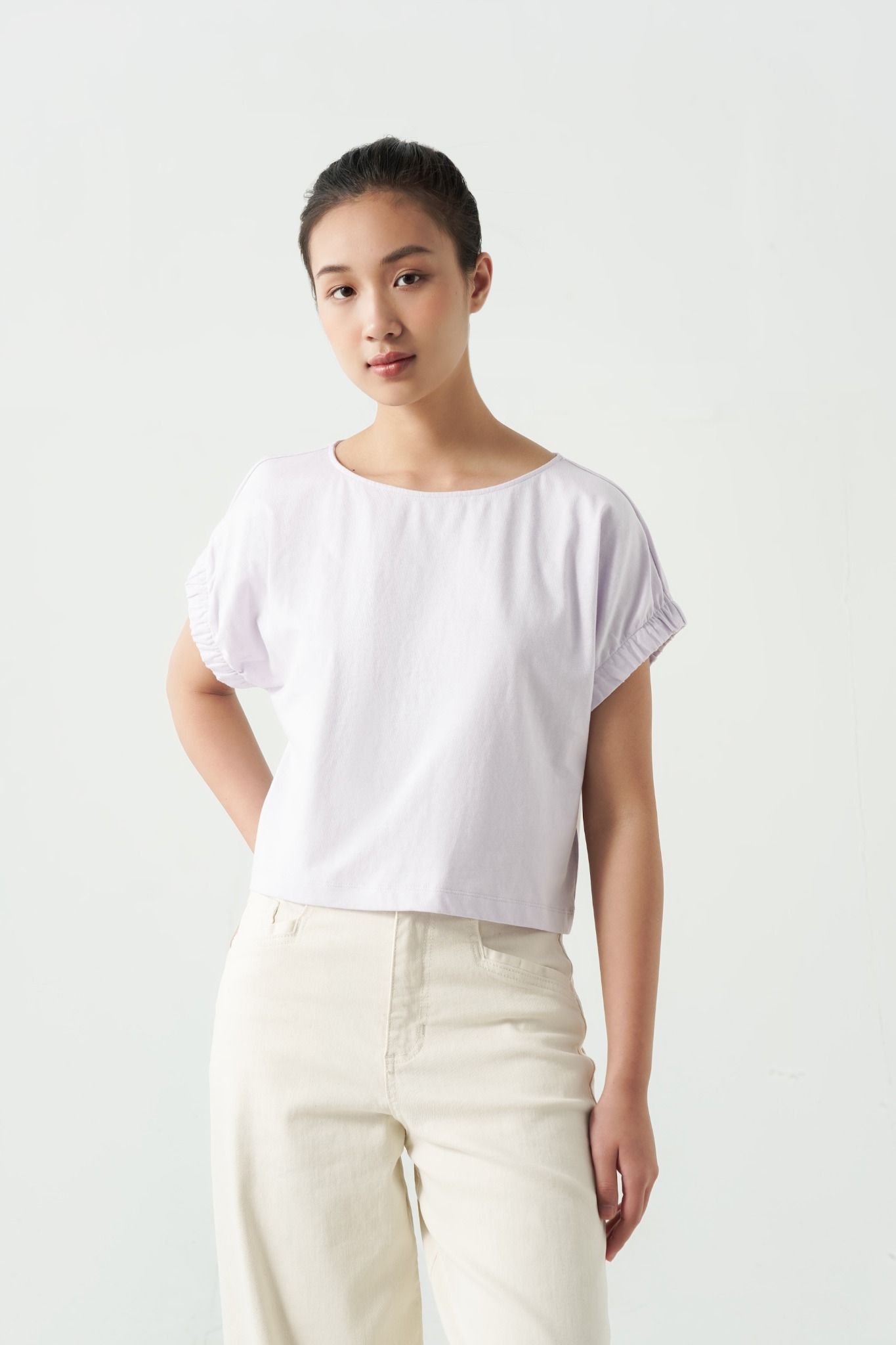  Áo phông nữ kiểu Pháp dáng rộng 