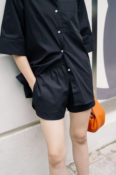  Quần short nữ cạp chun 