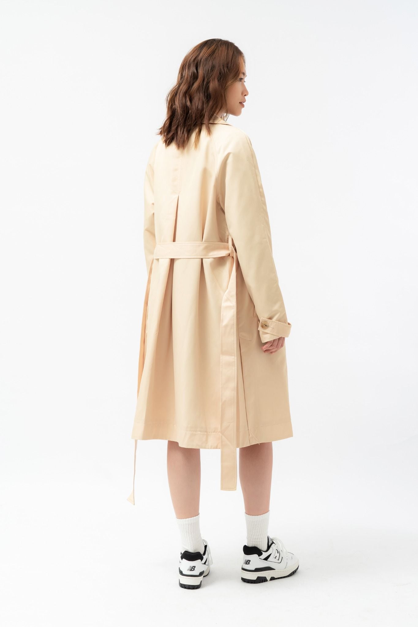  Áo trench coat nữ dáng rộng 
