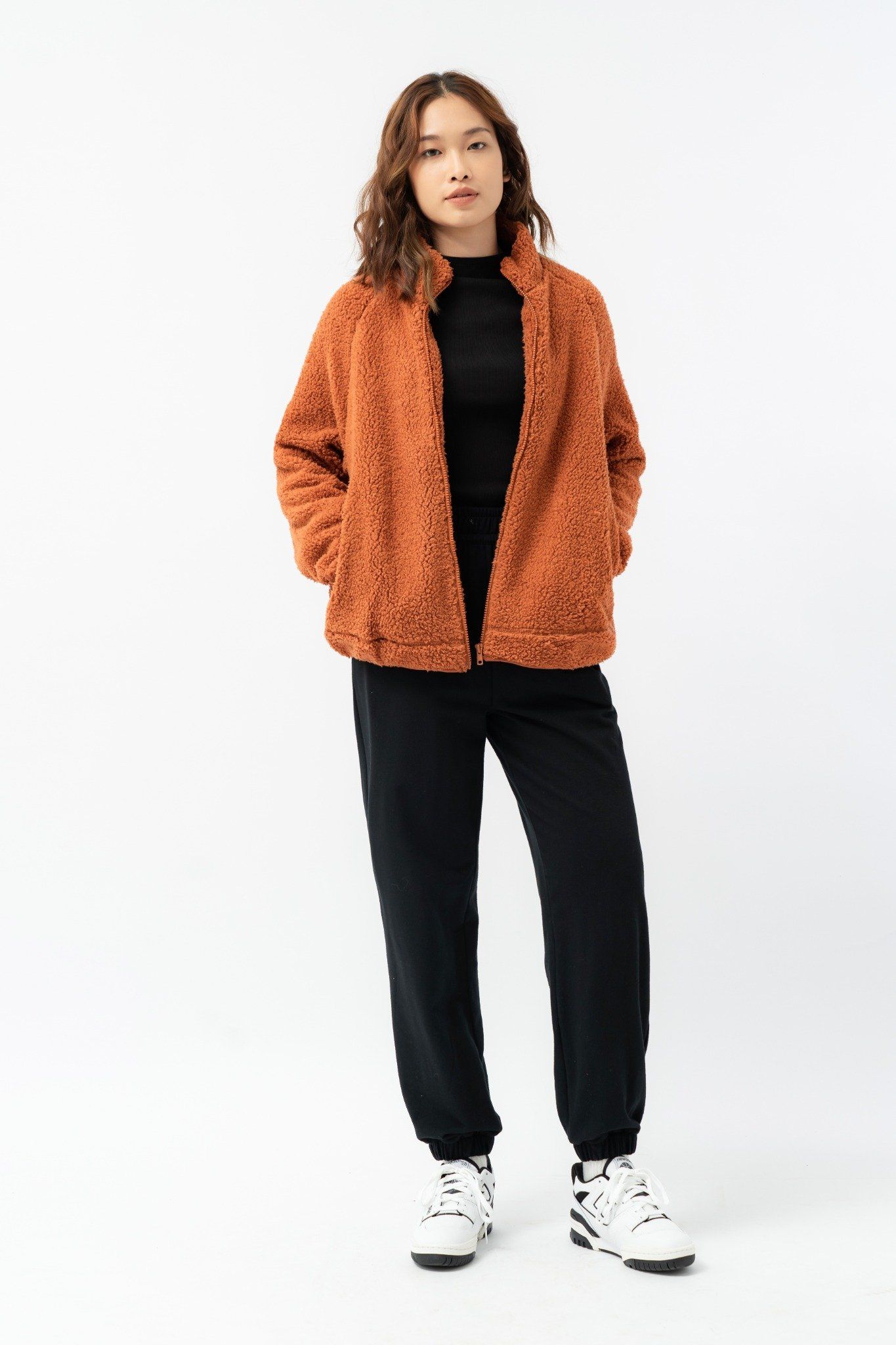  Áo khoác nữ giả lông cừu 