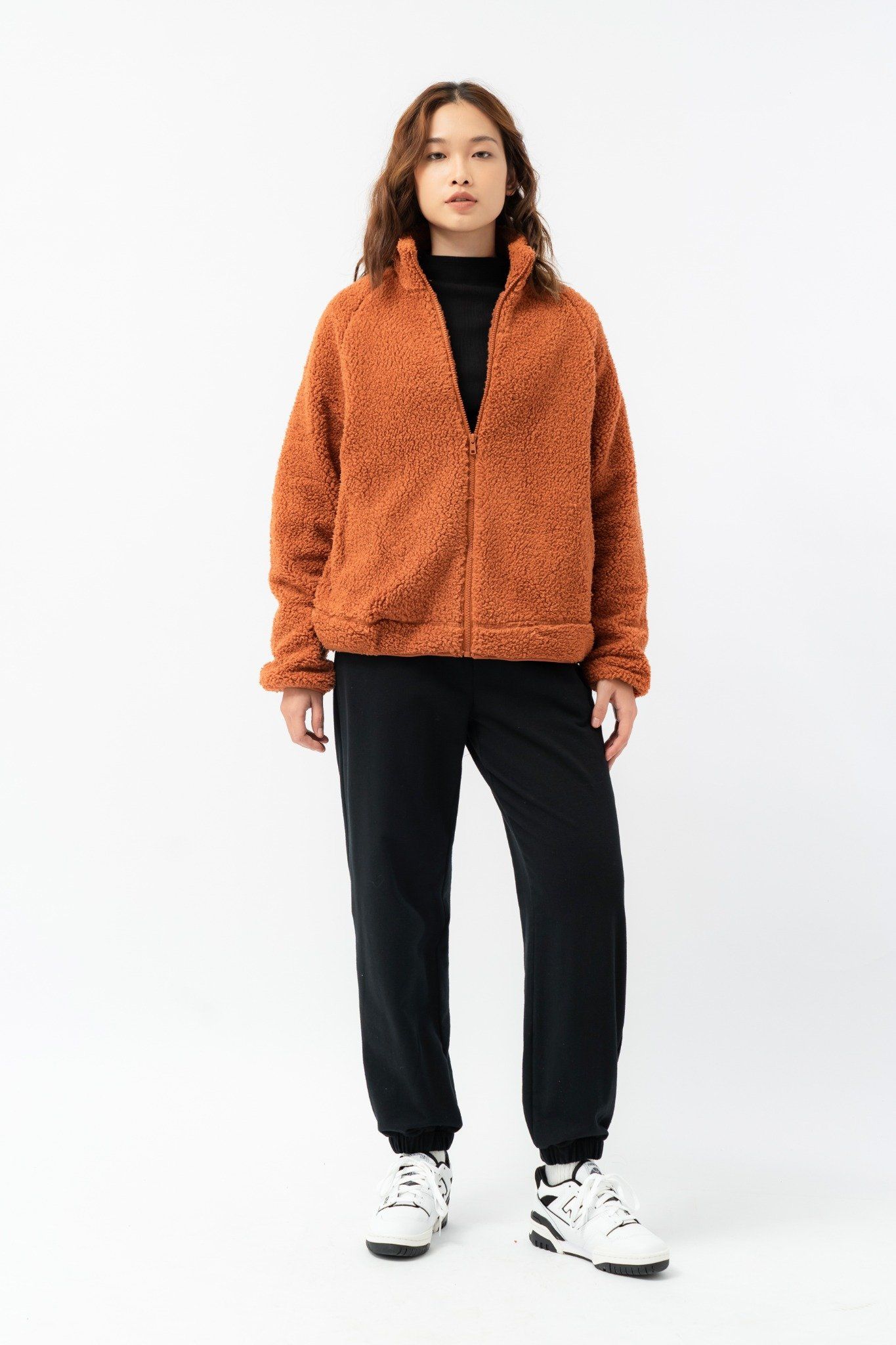  Áo khoác nữ giả lông cừu 