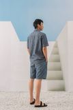 Quần shorts vải chambray 