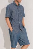  Quần shorts vải chambray 