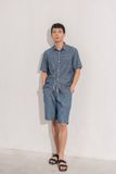  Quần shorts vải chambray 